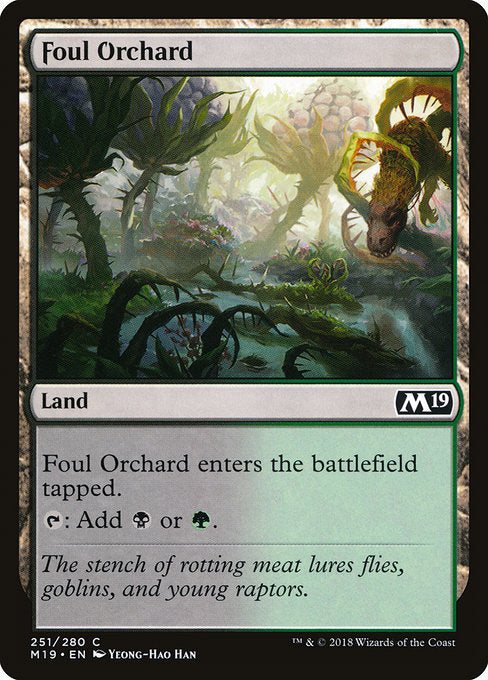 Foul Orchard [Core Set 2019] - Evolution TCG