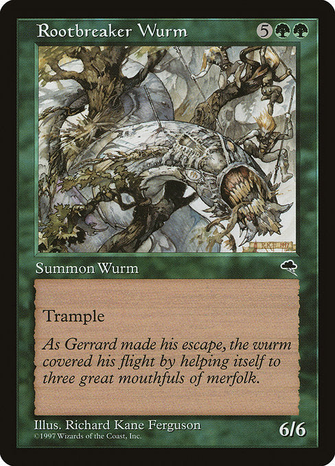 Rootbreaker Wurm [Tempest] - Evolution TCG