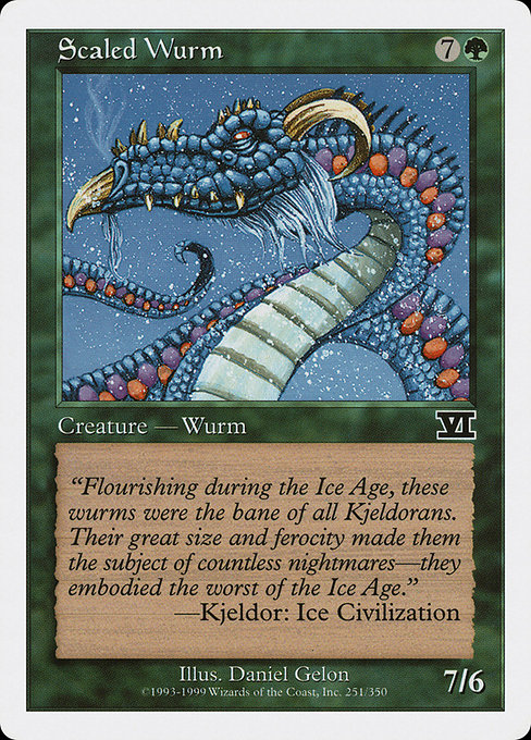 Scaled Wurm [Classic Sixth Edition] - Evolution TCG