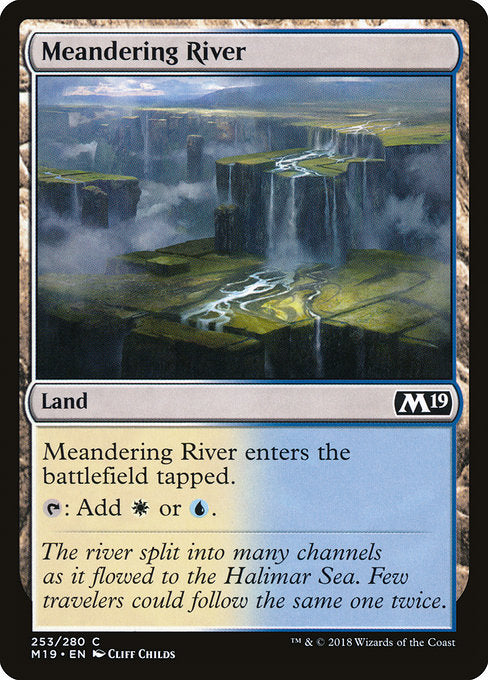 Meandering River [Core Set 2019] - Evolution TCG