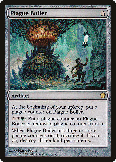 Plague Boiler [Commander 2013] - Evolution TCG