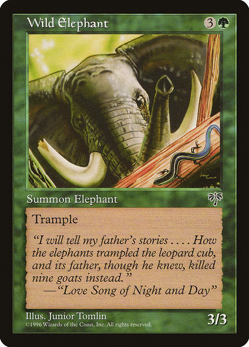 Wild Elephant [Mirage] - Evolution TCG