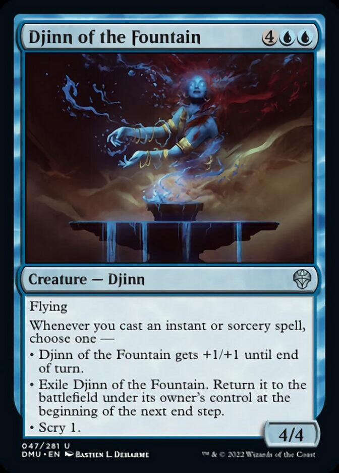Djinn of the Fountain [Dominaria United] - Evolution TCG