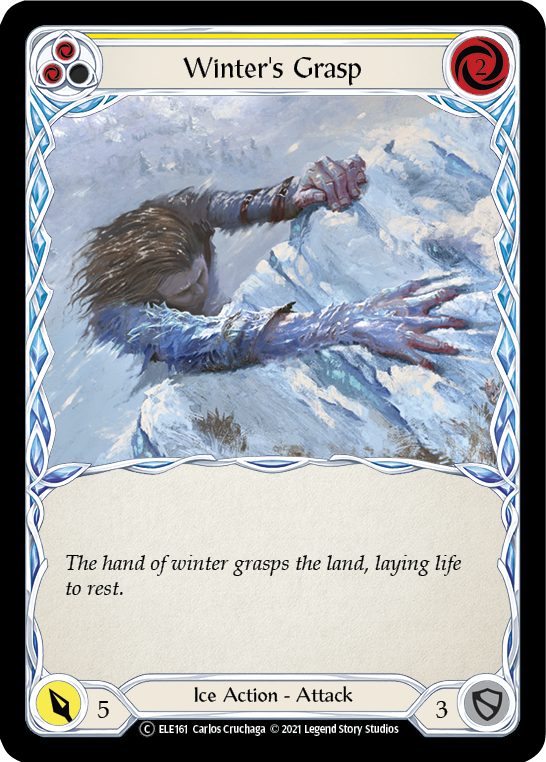 Winter's Grasp (Yellow) [U-ELE161] (Tales of Aria Unlimited)  Unlimited Normal - Evolution TCG