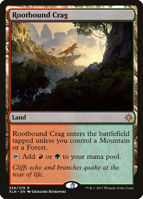 Rootbound Crag [Ixalan] - Evolution TCG
