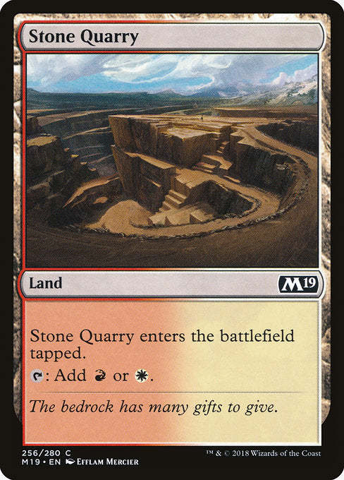 Stone Quarry [Core Set 2019] - Evolution TCG