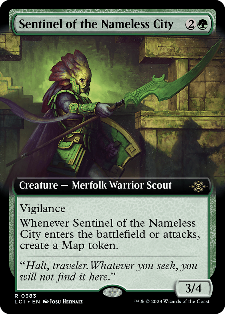 Sentinel of the Nameless City (Extended Art) [The Lost Caverns of Ixalan] - Evolution TCG