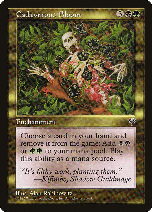 Cadaverous Bloom [Mirage] - Evolution TCG