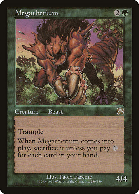 Megatherium [Mercadian Masques] - Evolution TCG