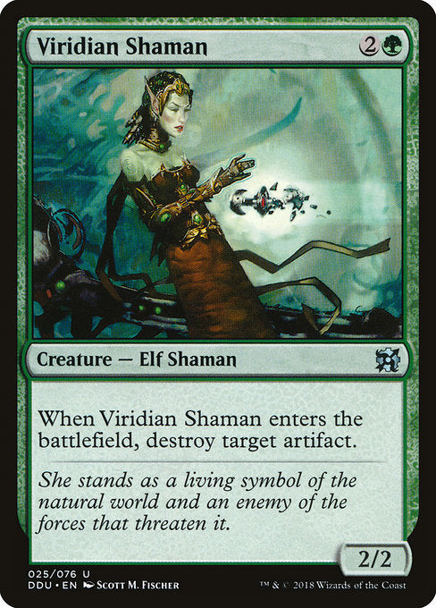 Viridian Shaman [Duel Decks: Elves vs. Inventors] - Evolution TCG