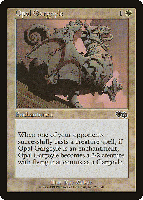 Opal Gargoyle [Urza's Saga] - Evolution TCG