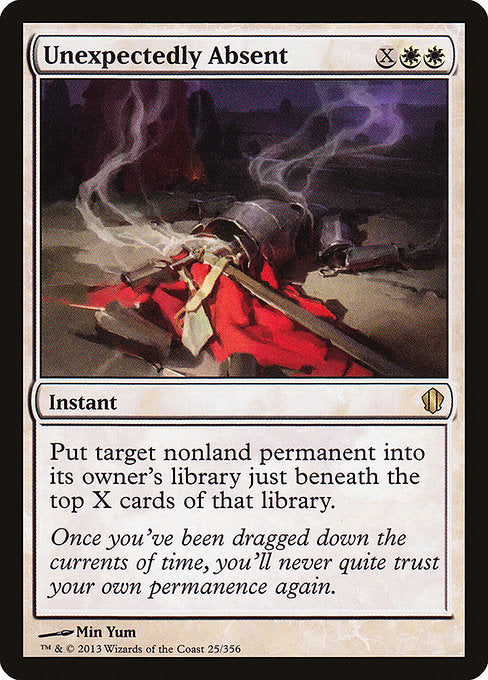 Unexpectedly Absent [Commander 2013] - Evolution TCG