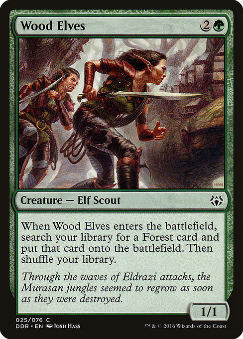 Wood Elves [Duel Decks: Nissa vs. Ob Nixilis] - Evolution TCG