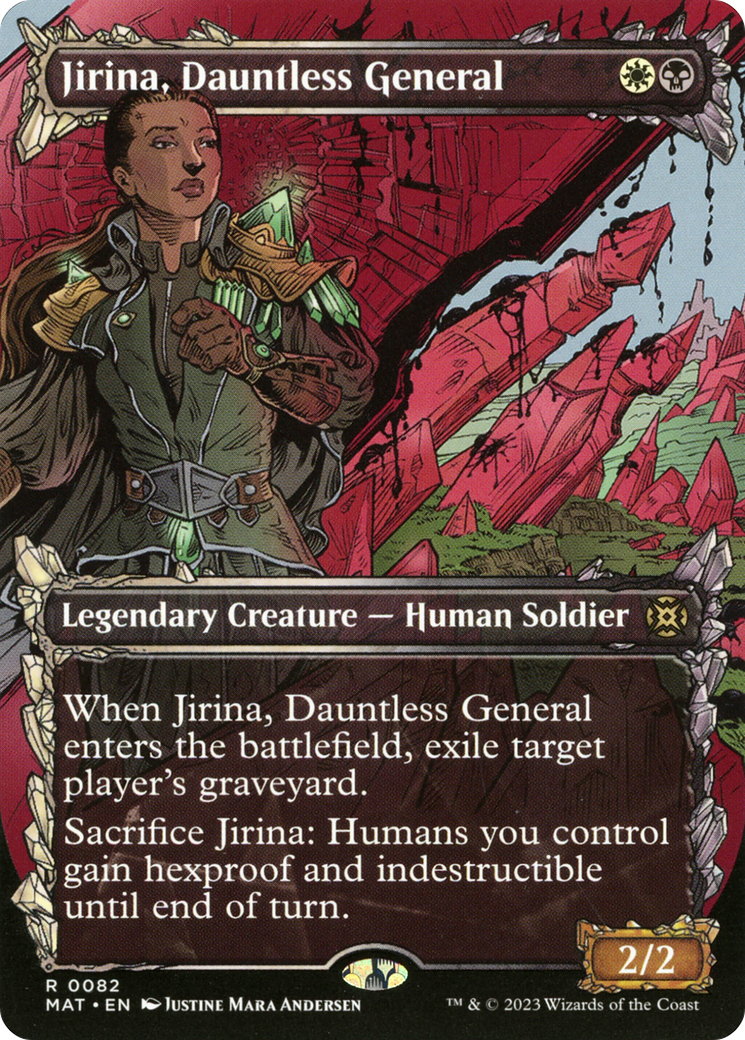 Jirina, Dauntless General (Showcase) [March of the Machine: The Aftermath] - Evolution TCG