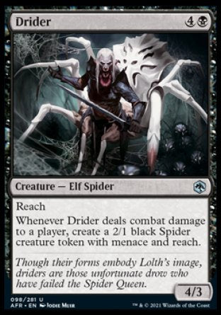 Drider [Dungeons & Dragons: Adventures in the Forgotten Realms] - Evolution TCG