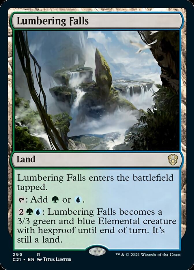 Lumbering Falls [Commander 2021] - Evolution TCG