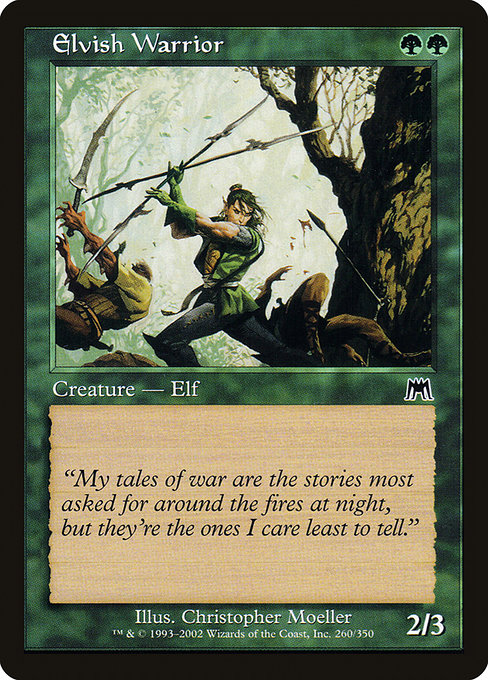 Elvish Warrior [Onslaught] - Evolution TCG