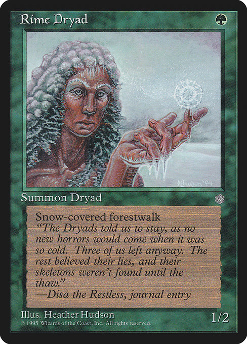 Rime Dryad [Ice Age] - Evolution TCG