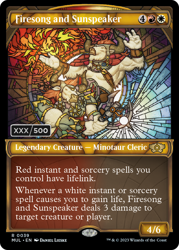 Firesong and Sunspeaker (Serialized) [Multiverse Legends] - Evolution TCG