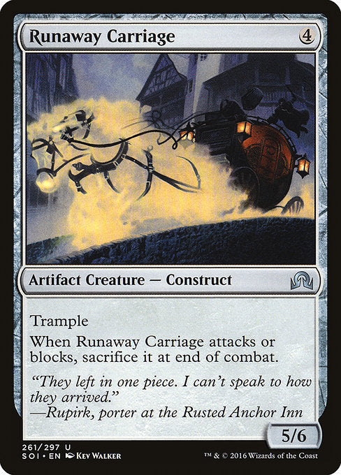 Runaway Carriage [Shadows over Innistrad] - Evolution TCG