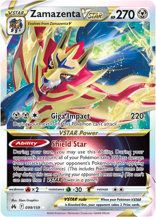 Zamazenta VSTAR (099/159) [Sword & Shield: Crown Zenith] - Evolution TCG