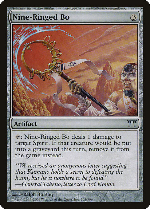 Nine-Ringed Bo [Champions of Kamigawa] - Evolution TCG