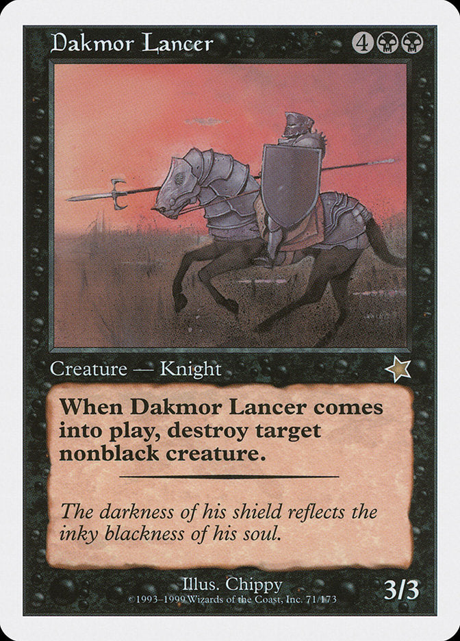 Dakmor Lancer [Starter 1999] - Evolution TCG