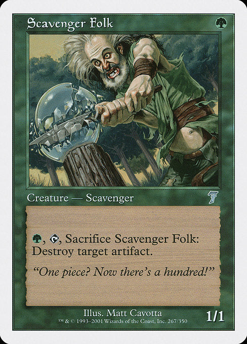 Scavenger Folk [Seventh Edition] - Evolution TCG
