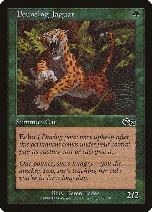 Pouncing Jaguar [Urza's Saga] - Evolution TCG