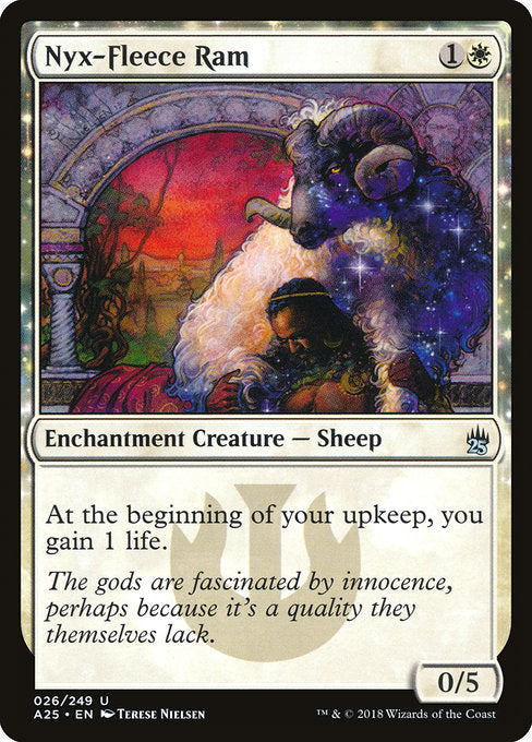 Nyx-Fleece Ram [Masters 25] - Evolution TCG