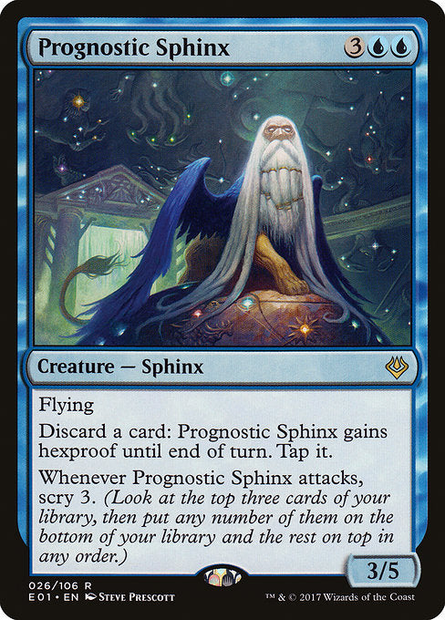 Prognostic Sphinx [Archenemy: Nicol Bolas] - Evolution TCG