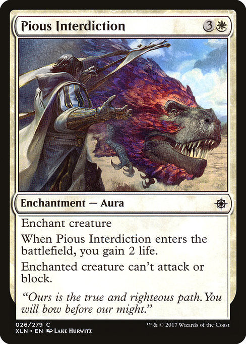 Pious Interdiction [Ixalan] - Evolution TCG