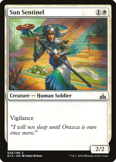 Sun Sentinel [Rivals of Ixalan] - Evolution TCG