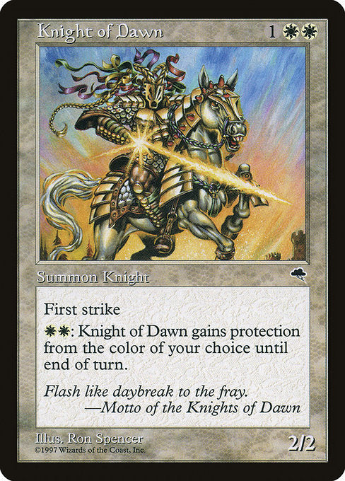 Knight of Dawn [Tempest] - Evolution TCG