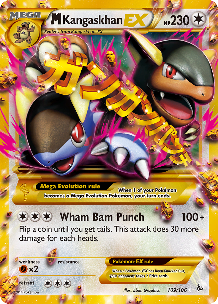 M Kangaskhan EX (109/106) [XY: Flashfire] - Evolution TCG
