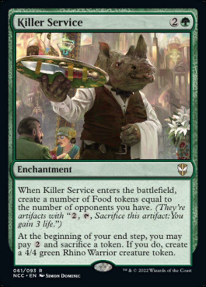 Killer Service [Streets of New Capenna Commander] - Evolution TCG