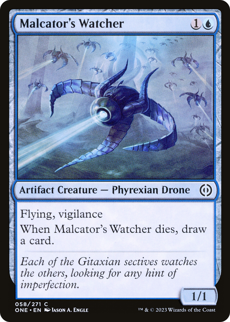 Malcator's Watcher [Phyrexia: All Will Be One] - Evolution TCG