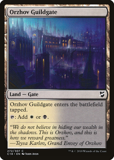 Orzhov Guildgate [Commander 2018] - Evolution TCG