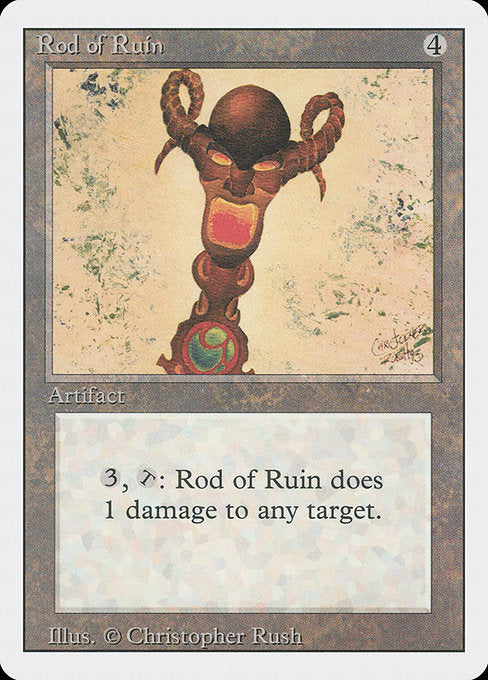Rod of Ruin [Revised Edition] - Evolution TCG