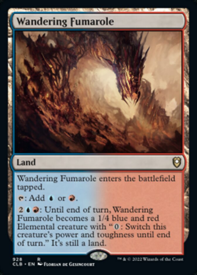 Wandering Fumarole [Commander Legends: Battle for Baldur's Gate] - Evolution TCG