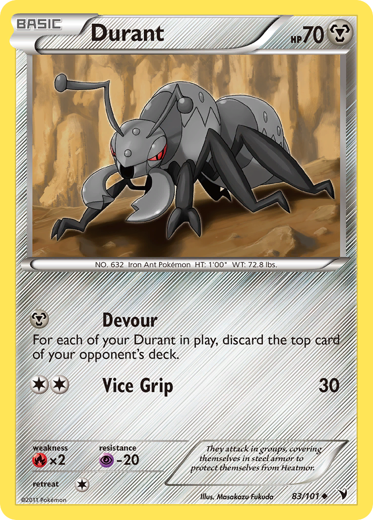 Durant (83/101) [Black & White: Noble Victories] - Evolution TCG