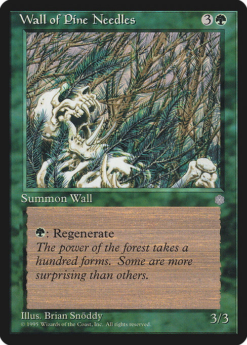 Wall of Pine Needles [Ice Age] - Evolution TCG