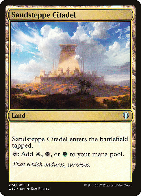 Sandsteppe Citadel [Commander 2017] - Evolution TCG