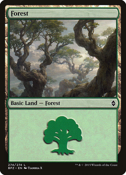 Forest [Battle for Zendikar] - Evolution TCG