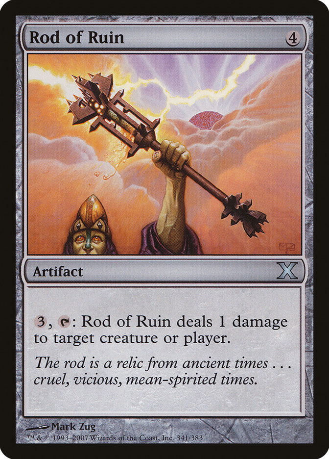 Rod of Ruin [Tenth Edition] - Evolution TCG