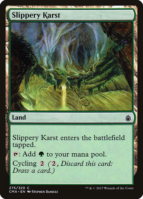 Slippery Karst [Commander Anthology] - Evolution TCG