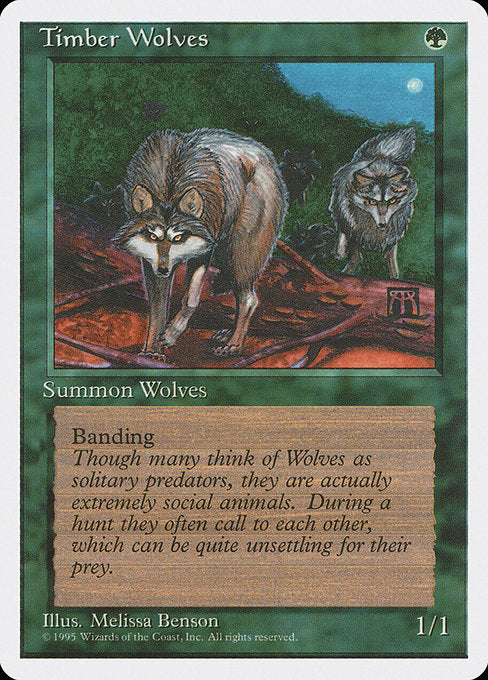 Timber Wolves [Fourth Edition] - Evolution TCG