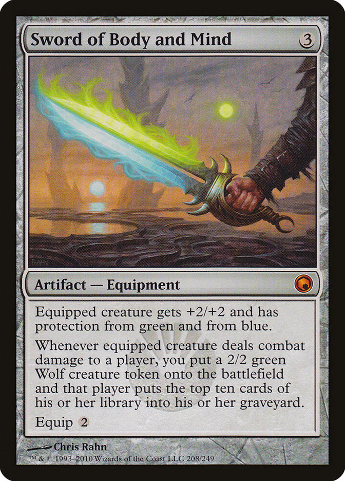 Sword of Body and Mind [Scars of Mirrodin] - Evolution TCG