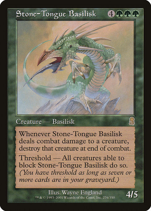 Stone-Tongue Basilisk [Odyssey] - Evolution TCG