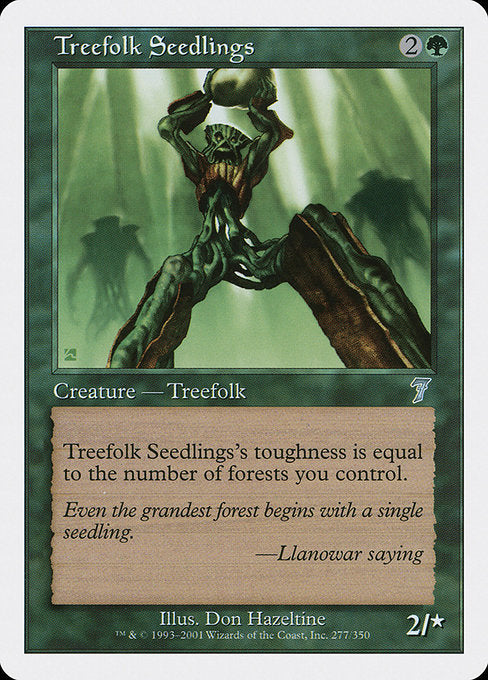 Treefolk Seedlings [Seventh Edition] - Evolution TCG